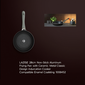 Padella Alluminio antiaderente (28cm) LAZISE Nero 1008452 - Product Image 3