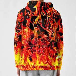 Top Fashion Pullover <b>Hoodies</b> for Men High Quality <b>3D</b> Printing Cotton Polyester Fabric Winter Season Low MOQ - Product Image 4