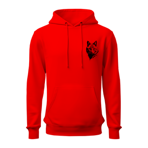 Sudadera con capucha de lana de algodón 100% Premium Unisex, estilo jersey, diseño bordado, patrón sólido, hombro caído, sudadera gráfica personalizada - Product Image 4