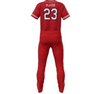 Uniformes de Béisbol Personalizados de Color Sólido, Transpirables, Hechos a Mano en Pakistán, 100% Poliéster, los Más Vendidos - Product Image 3