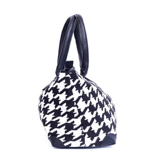 Sac fourre-tout de haute qualité avec fermeture à glissière imprimée en noir et blanc Logo personnalisé pour un usage quotidien de voyage au bureau - Product Image 4
