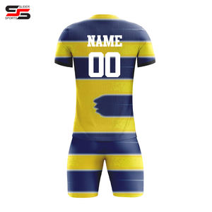 Uniforme de Fútbol de Verano con Estampado Digital, Personalizado, de Alta Calidad, 100% Poliéster, Transpirable, Conjunto de Camiseta de Fútbol para Equipo - Product Image 2