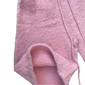 Shorts de Punto de Alta Calidad con Cordón Ajustable, Cintura Media, Corte Holgado, Estilo Urbano, Acogedores, Ecológicos, de Pelo Sintético - Product Image 4
