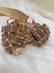 ผมต่อแบบบราซิลยาว8-30นิ้วผมเลมี่สีบลอนด์น้ำผึ้ง (#24) - Product Image 5