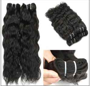 Extensiones de Cabello Virgen Remy Brasileño de 28 Pulgadas, Paquete a Granel, Súper Dobles, Sin Cutículas, Lisas, Rizadas, Onduladas, Color Natural Indio - Product Image 6