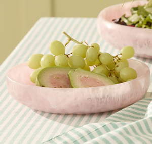 Bol à fruits en résine époxy Nouveau design Bol en résine de service Vaisselle et vaisselle de jardin faites à la main - Product Image 1