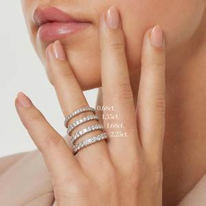 Bague en diamant 0,68 carat, bague souvenir - Product Image 3