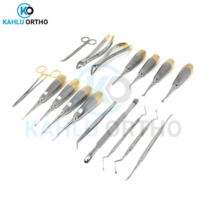 Surgical Dental <b>Instrument</b> Sets in Good Quality Stainless Steel Made in Pakistan Set of 18 Pieces by KAHLU ORTHOPEDIC - Product Image 5
