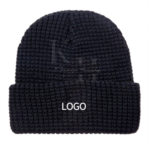 Gorro cálido personalizado, gorro de punto, gorros Bennie de Cachemira de invierno en blanco, gorro de invierno cálido para hombres y mujeres con estiramiento suave - Product Image 2