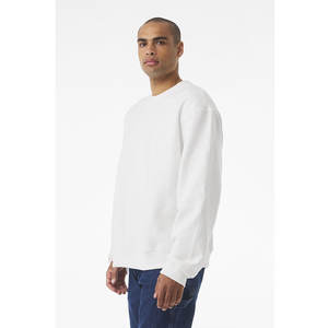 BELLA + CANVAS Unisex Crewneck <b>Fleece</b> Winter Pullover <b>Sweatshirt</b> 100% Cotton Digital Printing Custom OEM Service - Product Image 3