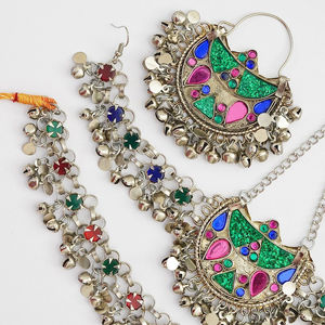 Tamaños y colores personalizados conjuntos de joyería de moda afgana diseño de lujo mejor boda desgaste afgano conjuntos de joyería al por mayor OEM - Product Image 4