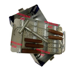 Ensemble d'instruments orthopédiques de base pour chirurgie cérébrale de la colonne vertébrale en acier inoxydable 40/Pcs Outils manuels Expédition rapide à votre porte - Product Image 2