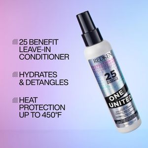 Redken One United Après-shampoing sans rinçage – Spray protecteur thermique et démêlant 5 fl oz - Product Image 3
