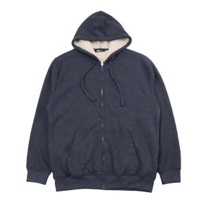 Wholesale Custom Print Knit Blank Plain Heavyweight Oversized <b>Sherpa</b> Fleece Waffle Winter Waterproof Jacket Zip up <b>Hoodies</b> - Product Image 3