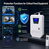 Controlador Remoto para Equipos de Acuicultura 4G, CA 75-400V, hasta 30kW, Interruptor con Aplicación Móvil para Aireadores y Bombas