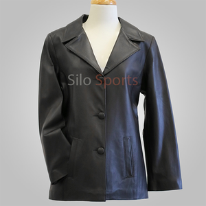 Chaqueta de Invierno Acolchada, Impermeable y Transpirable de Piel de Oveja Negra de Lujo para Mujer, Fabricada en Fábrica Original, MOQ Bajo, Alta Calidad - Product Image 3