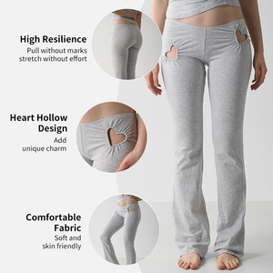 Nuevas mallas deportivas para mujer, mallas de gimnasio, pantalones acampanados, pantalones de Yoga de cintura media, mallas para mujer, Fitness 2025 - Product Image 2