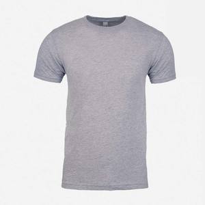 T-shirt ajusté à manches courtes et col rond pour hommes 100% coton personnalisé - Product Image 5