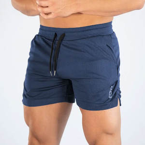 Shorts de sport coupe-vent en toile unie avec logo personnalisé, design tendance, séchage rapide, pour hommes, collection 2024, les plus vendus - Product Image 2