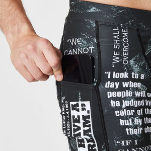 Pantalones cortos de compresión de cintura elástica de color personalizado más vendidos a la venta - Product Image 4