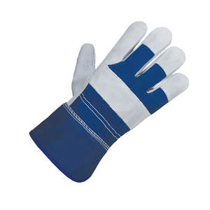 Gants de travail industriels robustes de qualité supérieure, avec protection renforcée de la paume, en cuir de vachette pleine fleur - Product Image 3