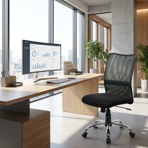 Denver Ergonomic Mesh Office Task Chair Swivel Height Adjustable Durable Breathable for Office Home - Product Image 2