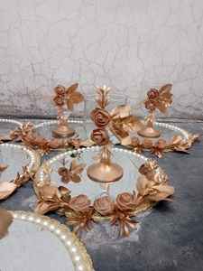 Antique glass available at wholesale price fancy doodhpli glass Mehndi k thaal Customized pecking Antique Glass OEM Serviced - Product Image 6