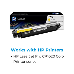 Cartucho de Tóner Original HP 126A Amarillo para Impresora LaserJet, Cartucho de Tóner HP CE312A - Product Image 4
