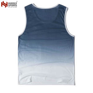 Camiseta sin mangas de entrenamiento informal para hombre, tejido de punto transpirable, la mejor camiseta de gimnasio lisa al por mayor, talla grande disponible - Product Image 2