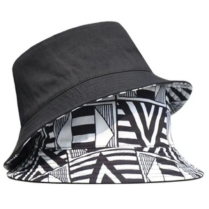 Sombreros de cubo informales de dibujos animados de Hip Hop transpirables duraderos de la mejor calidad logotipo personalizado de Color sólido sublimado Unisex 100% algodón - Product Image 4