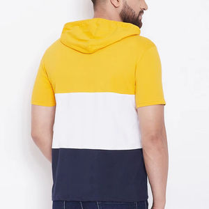 Spring and Summer Wear Men's <b>Short</b> <b>Sleeves</b> T Shirt With <b>Hoodie</b> 2025 hot sale Men's T shirts With Hooded - Product Image 6
