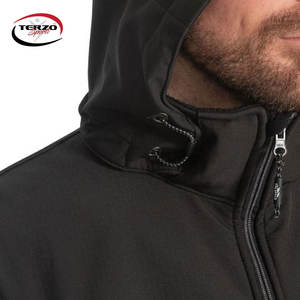 Veste coupe-vent personnalisée pour hommes, nouvelle mode, sweat à capuche rembourré à vendre - Product Image 4