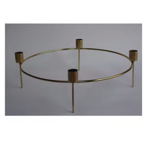 Candle Holder Gold Geometric Design Metal Durable Home Decoration European Handmade <b>Wedding</b> Holiday Votive Stands <b>Top</b> Trending - Product Image 4