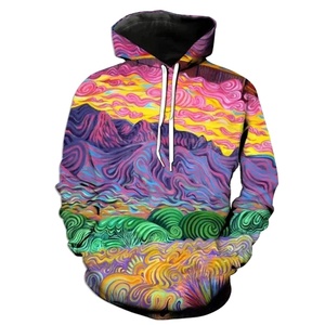 Sweatshirts à capuche style fleur sauvage marguerite graphique femmes manches longues automne à capuche Vintage fleur tendance mode avec poche - Product Image 1