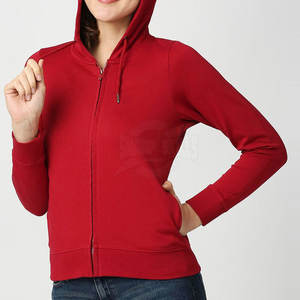 Gran oferta, sudaderas con capucha para mujer de calidad superior, ropa de invierno informal hecha en fábrica con logotipo frontal, venta al por mayor disponible - Product Image 2