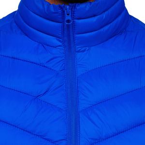 Sin mangas Hombres Invierno Cálido Alta calidad Logotipo personalizado Sin mangas Hombres Chaqueta de invierno Puffer Chaleco de burbuja brillante Chaqueta - Product Image 5