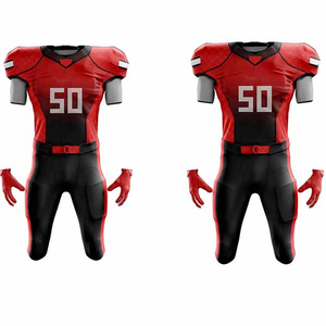 2025 plus récent ensemble d'uniformes de Football américain de qualité supérieure pour adultes imprimé 100% Polyester séchage rapide respirant grande taille - Product Image 4