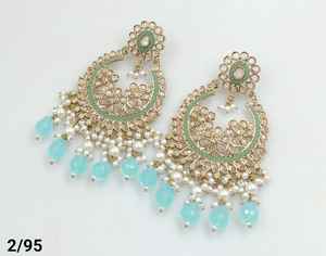 Traditional and Fashionable Latest Designer Indian Wholesale Jewelry of Jhumka Kundan Earring for Women Stylish Earring Jewlery - Product Image 3