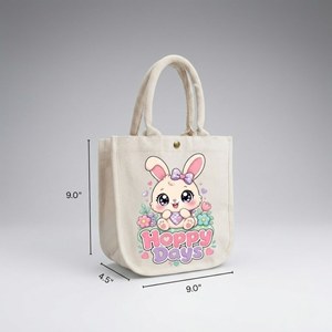 Bolsa de Almacenamiento para Niños Hoppy Days, 300 GSM, Cierre de Cremallera, Capacidad Media - Product Image 1