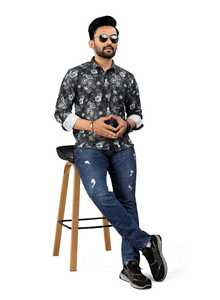 Chemise pour homme personnalisée Bandana Design Aloha Chemise ample d'été pour homme Chemise à manches longues à col cubain pour homme Hawaii - Product Image 4