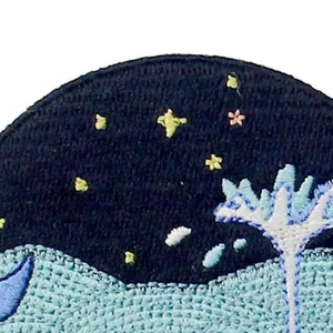 Patch brodé en tissu sergé, vente chaude, logo de designer, transfert thermique, broderie tissée, étiquette, patch brodé - Product Image 5