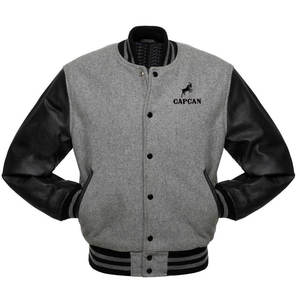 Vestes en laine 100% pour hommes, style lettreman, best-seller, avec deux poches, pour personnaliser votre propre logo de marque - Product Image 1