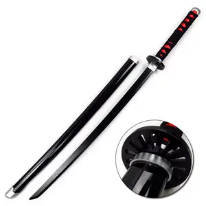 Espada de madeira cosmética brinquedo, espada ninja de luxo com madeira para festa de halloween
