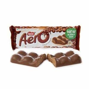 Calidad para las barras de chocolate con leche Nestlé Aero 42g/1,5 oz Chocolate sólido con sabor con ingredientes de galletas ¡Compre ahora! - Product Image 3