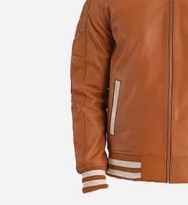 Meilleures ventes Veste d'hiver mince pour hommes Design personnalisé Haut en cuir avec caractéristiques uniques - Product Image 6