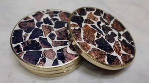 ชุดถาดรองแก้วชาแบบฝังมุกหลากสีสำหรับเครื่องใช้ในบ้านถาดรองแก้วกาแฟชุดที่รองแก้วม็อบสร้างสรรค์ - Product Image 2