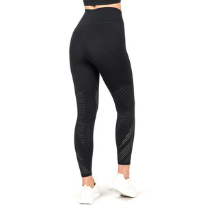 Leggings tricotés taille haute de qualité supérieure pour femmes impression personnalisée respirante avec logo personnalisé - Product Image 3