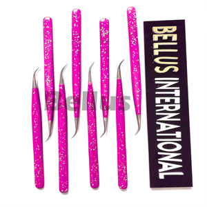 Pince à cils à paillettes de précision unique et professionnelle Conception ergonomique pour les artistes à cils Outil d'extension de cils avec contrôle confortable - Product Image 5