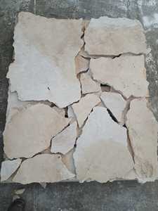 หินอ่อน Travertine สีงาช้าง ปี 2025 สำหรับปูพื้นสวน รูปทรงไม่สม่ำเสมอ หินแผ่นใหญ่แบบสุ่ม ขนาด 2 ซม. สำหรับปูพื้นภายในและภายนอกอาคาร - Product Image 3