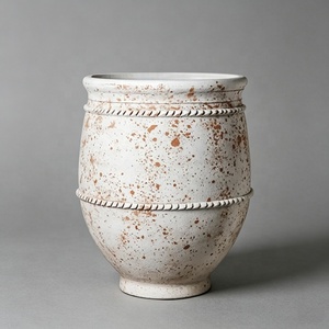 Jardinière en ciment de style vintage américain, grande taille, pour extérieur/intérieur, sculptée à <span class=keywords><strong>la</strong></span> main, durable, avec trou de drainage, pour villa de luxe, jardin - Product Image 5